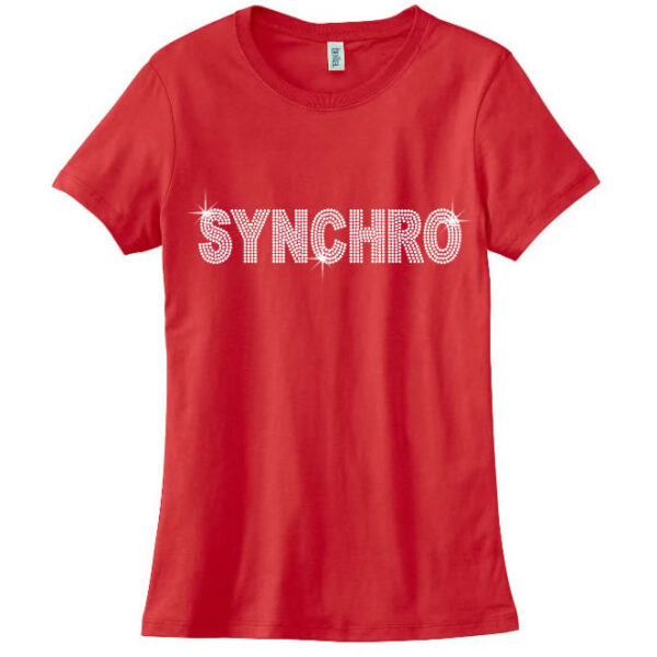 Rhinestone Synchro T-Shirt - Block