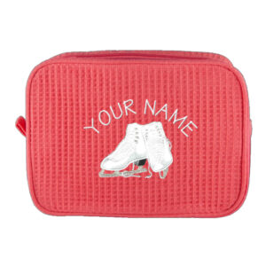 Cosmetic Bag with Name and Skates