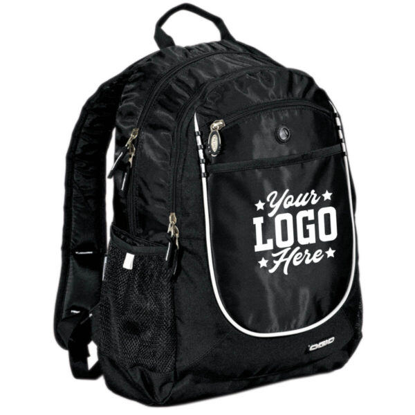 Backpack with Embroidered Logo