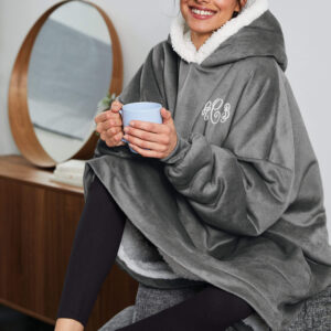 Monogrammed Wearable Blanket - Lifestyle 3