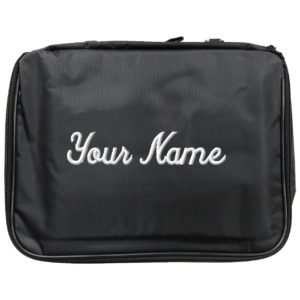 Pin Bag with Embroidered Name