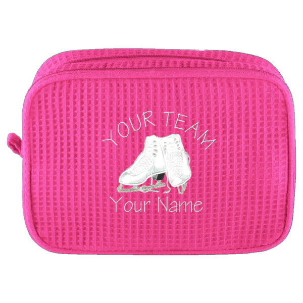 Cosmetic Bag with Team, Skates and Name