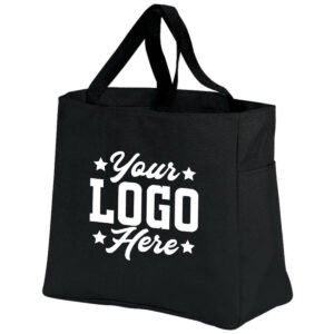 Tote Bag with Embroidered Logo