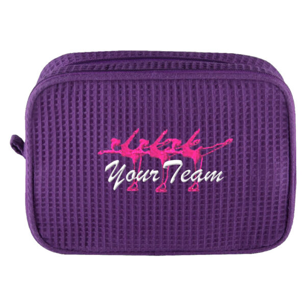 Cosmetic Bag with Spirals and Team Name