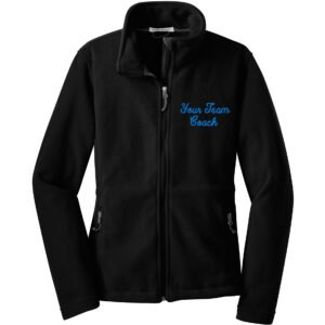 Figure Skating Club Fleece Jacket with Skates - Personalized Skaters