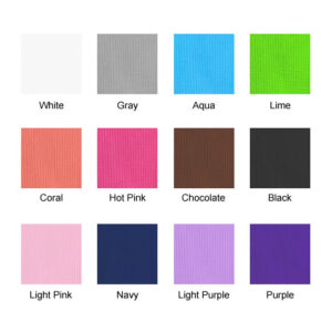 Cosmetic Bag Color Chart