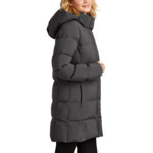 Mercer+Mettle Women’s Puffy Parka with Embroidered Logo - Side