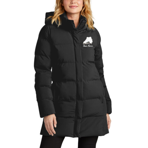 Mercer+Mettle™ Women’s Puffy Parka with Embroidered Skates & Name